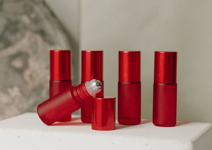 Roll On Frosted Red 5 ml (5er Set)