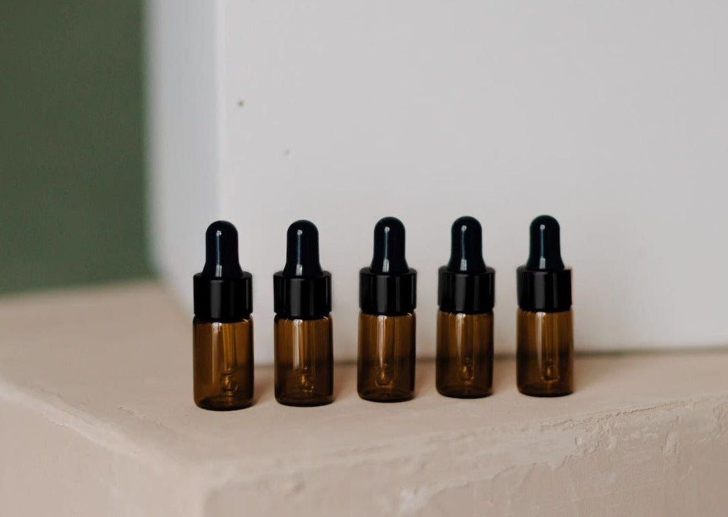 Tropfpipetten Amber black 3 ml (5er Set)