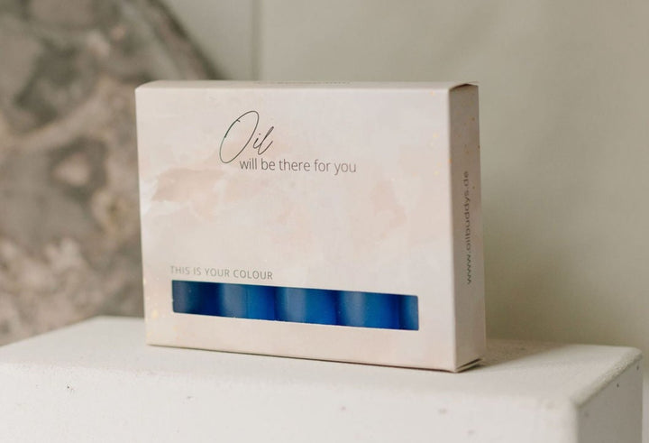 Roll On Frosted Dark Blue 5 ml (5er Set)