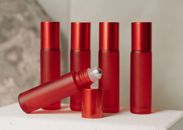 Roll On Frosted Red 10 ml (5er Set)