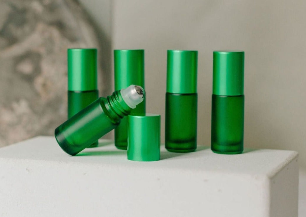 Roll On Frosted Green 5 ml (5er Set)