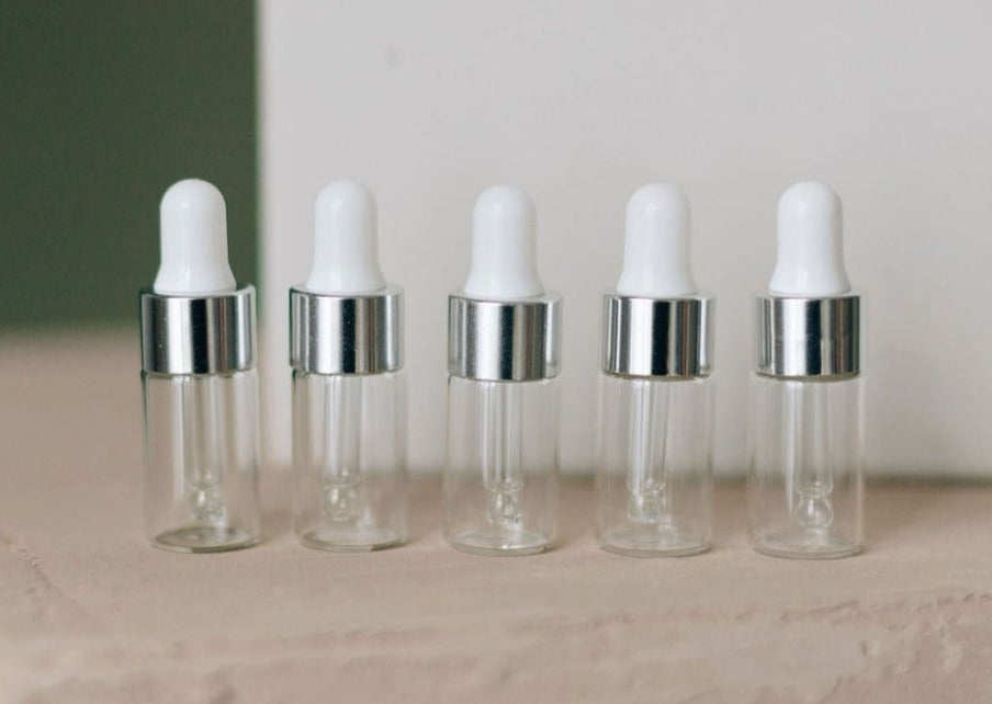 Tropfpipetten silber 3 ml (5er Set)