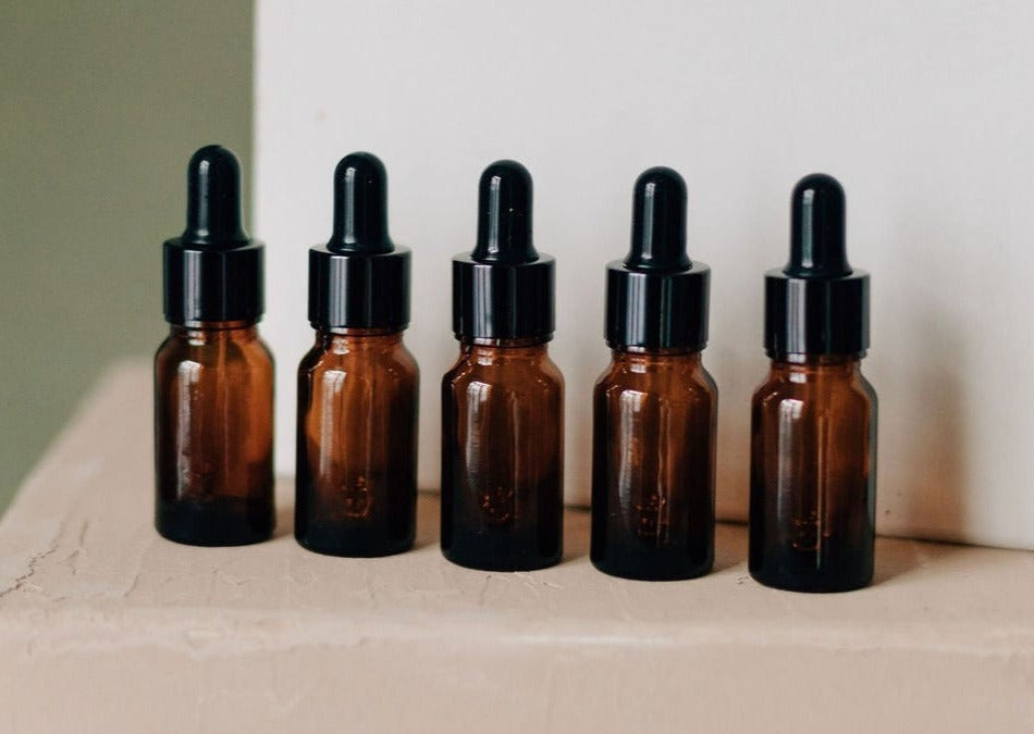 Tropfpipetten Amber 10 ml (5er Set)