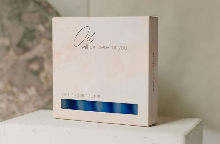 Roll On Frosted Dark Blue 10 ml (5er Set)