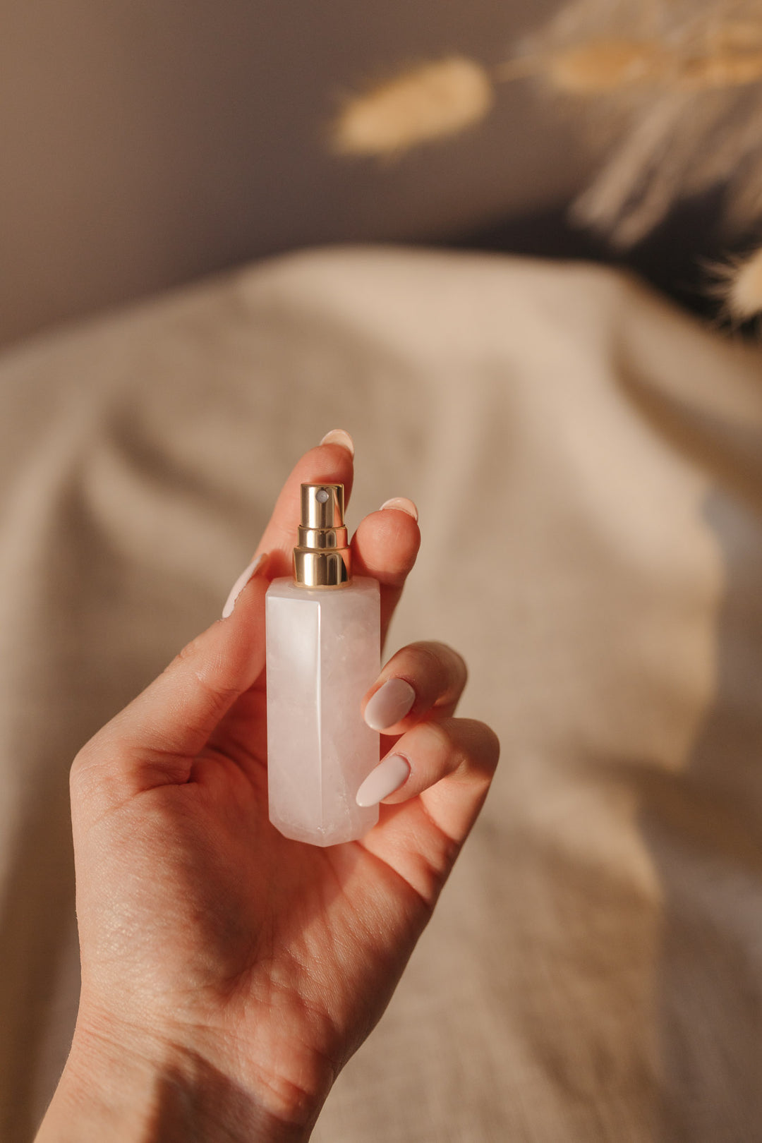 Rosenquarz Sprayflasche