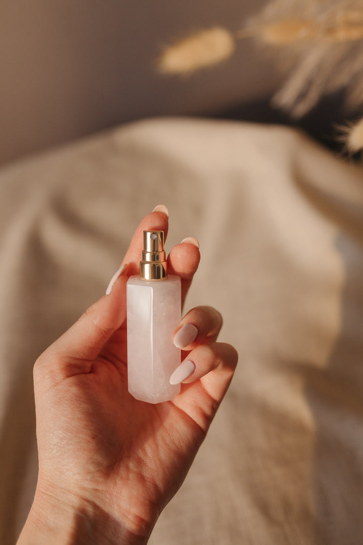 Rosenquarz Sprayflasche